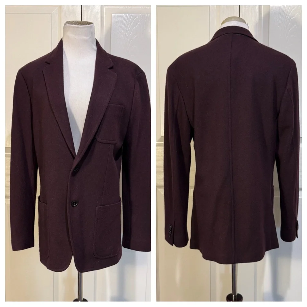 Banana Republic wool blend slim fit blazer